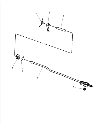 1999 Dodge Durango Parking Sprag Diagram 2