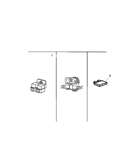 1999 Dodge Viper Relays, Fuses, Circuit Breakers Diagram