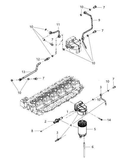 2009 Dodge Ram 5500 Fuel Filter Diagram