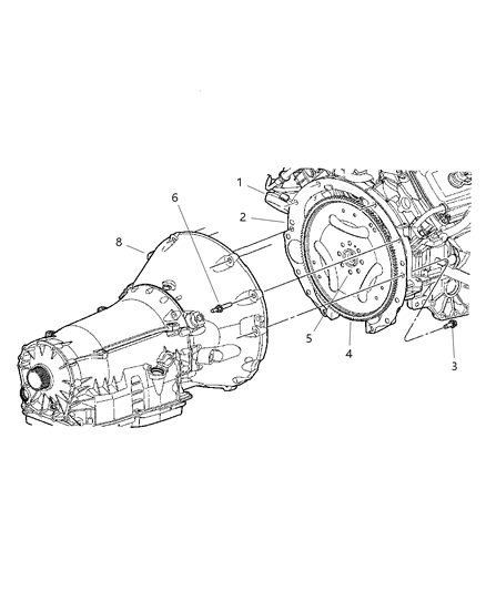 2005 Dodge Magnum Transmission Mounting Diagram 2