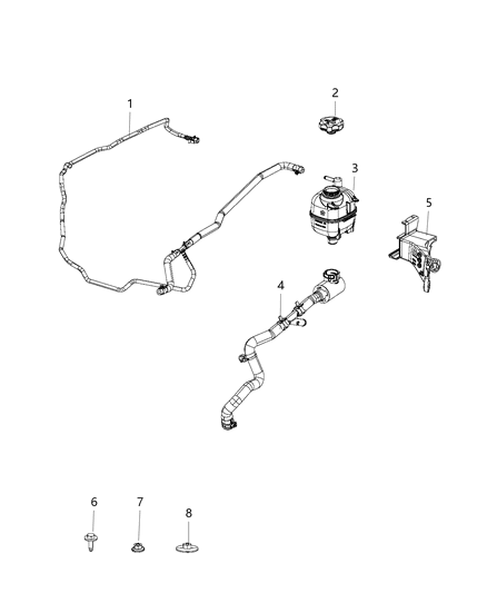 2018 Jeep Wrangler Coolant Recovery Bottle Electric Diagram