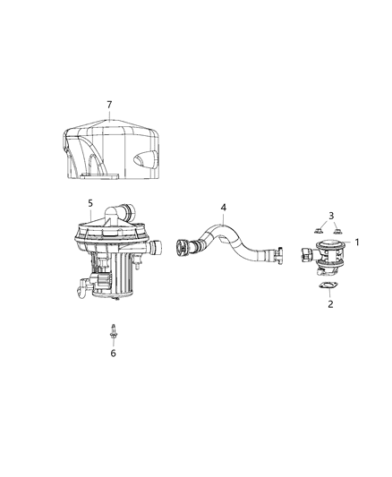 2009 Dodge Caliber Air Pump Diagram