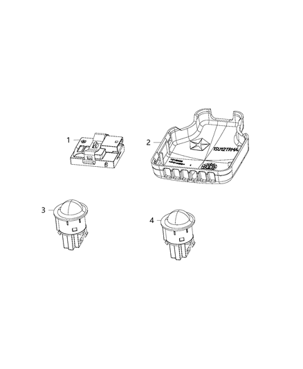 2020 Ram 1500 Sensors - Body Diagram 5