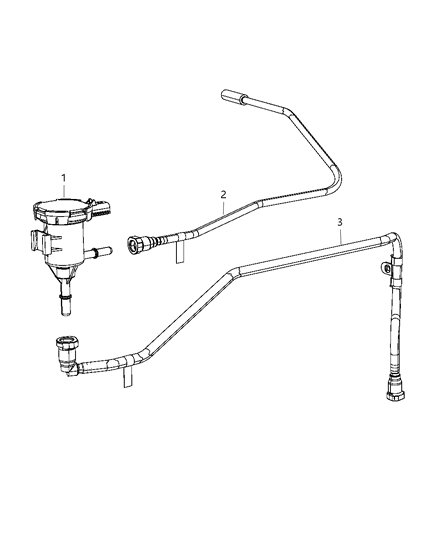 2012 Jeep Liberty Emission Control Vacuum Harness Diagram