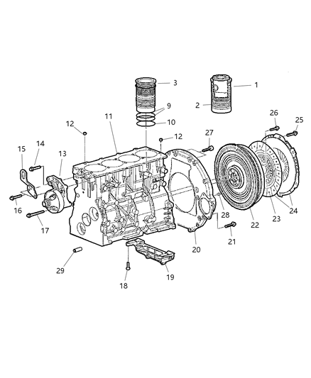 2004 Jeep Liberty Screw Diagram for 5066939AA