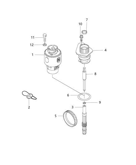 2021 Ram ProMaster 1500 Sensors, Switches And Vents Diagram 1