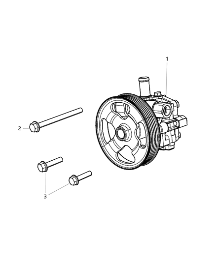 2015 Dodge Journey Power Steering Pump Diagram 1