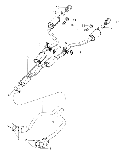 2020 Dodge Charger Converter-Front Diagram for 68431979AB