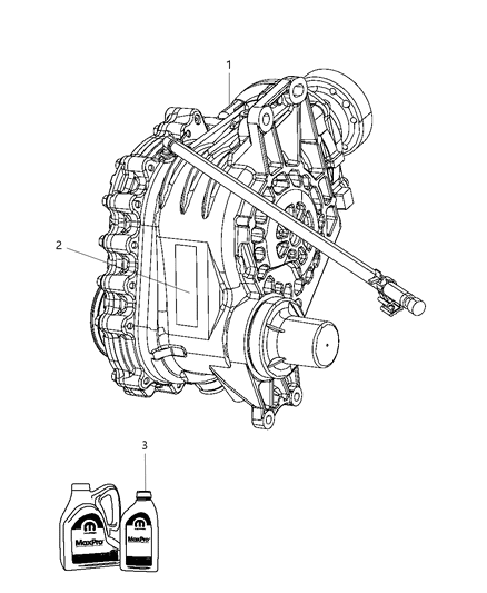 2013 Dodge Journey Power Transfer Unit & Identification Diagram