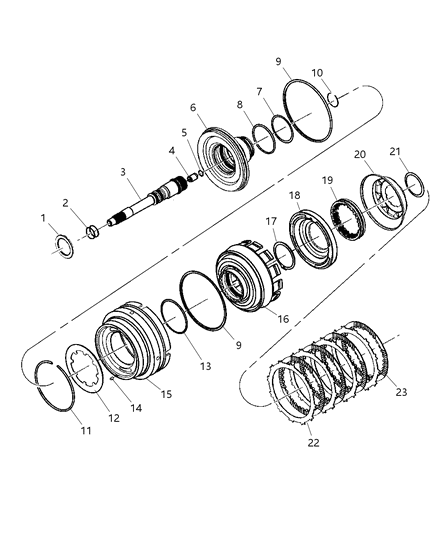 2007 Dodge Ram 3500 Input Clutch Diagram 1