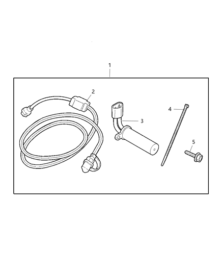 2010 Jeep Commander Wiring-Engine Block Heater Diagram for 4608805AD