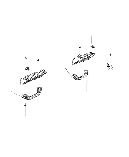 2019 Dodge Journey Coat Hooks And Pull Handles Diagram