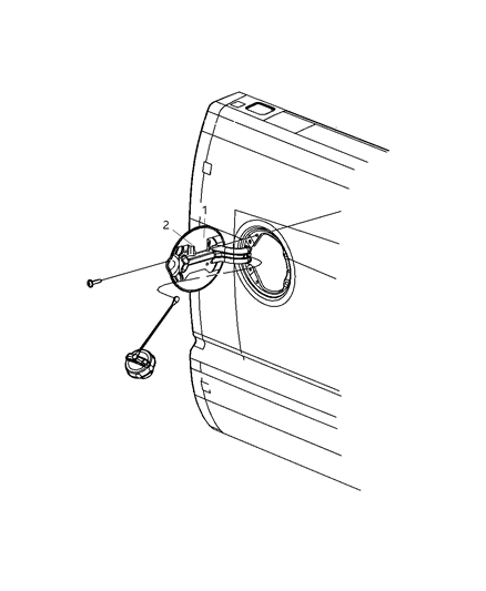 2011 Ram 2500 Fuel Door Diagram