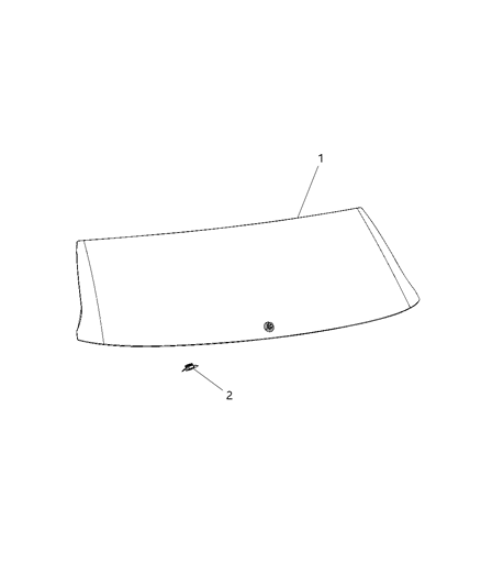 2018 Jeep Compass Liftgate Glass Diagram