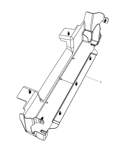 2007 Jeep Wrangler Seals - A/C Condenser Diagram