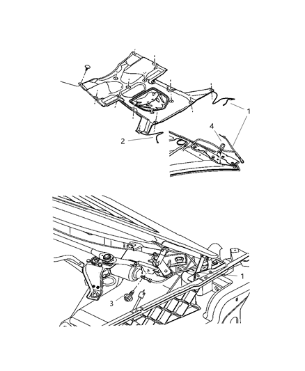 2006 Dodge Viper Strap-Ground Diagram for 5029214AB