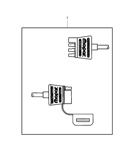 2001 Dodge Dakota Wiring Kit - Trailer Tow Diagram 1