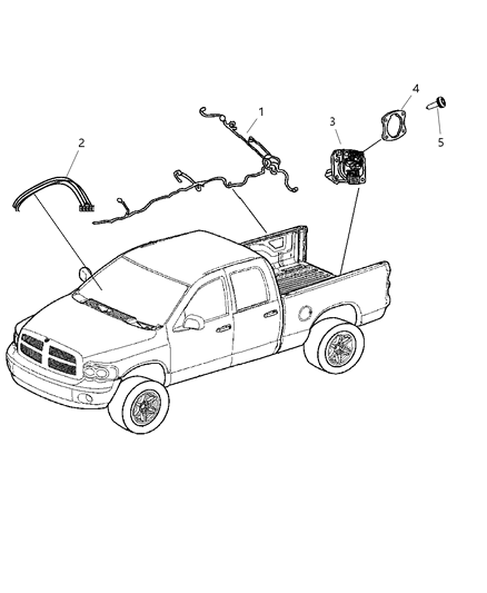 2009 Dodge Ram 2500 Wiring Chassis & Underbody Diagram