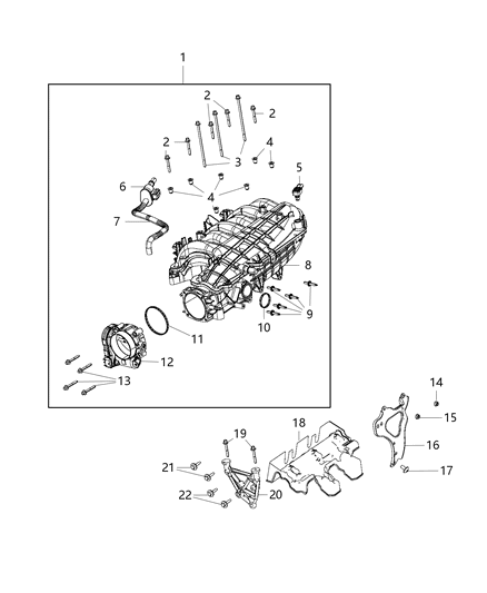 2020 Jeep Gladiator Bolt-Special Head Diagram for 6512339AA