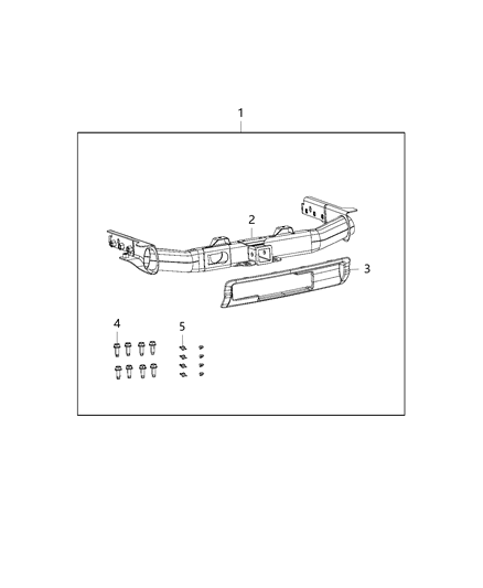 2014 Dodge Durango Hitch-Trailer Diagram for 52124606AE