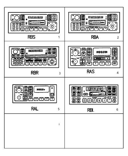 1998 Dodge Stratus Radios Diagram