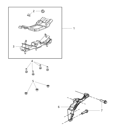 2019 Ram 4500 Mounting Support Diagram