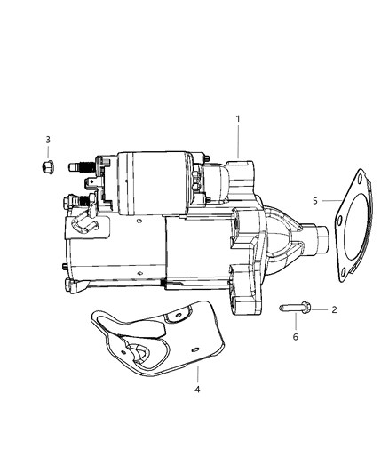 2007 Jeep Wrangler Starter Diagram 2