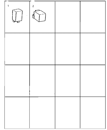 1997 Jeep Wrangler Relay Diagram for 56009057