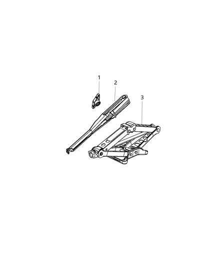 2020 Dodge Charger Jack Assembly & Tools Diagram 1