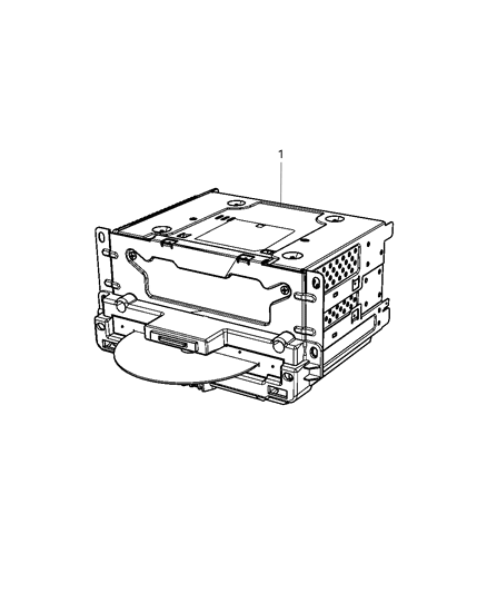 2012 Dodge Journey Radio-Multi Media Diagram for 5091037AF