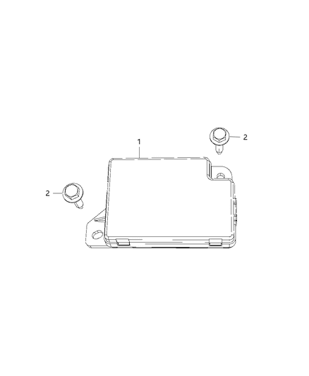 2019 Jeep Wrangler Module, Compass Diagram