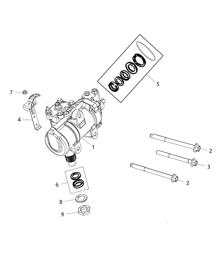 2017 Ram 2500 Steering Gear Box Diagram