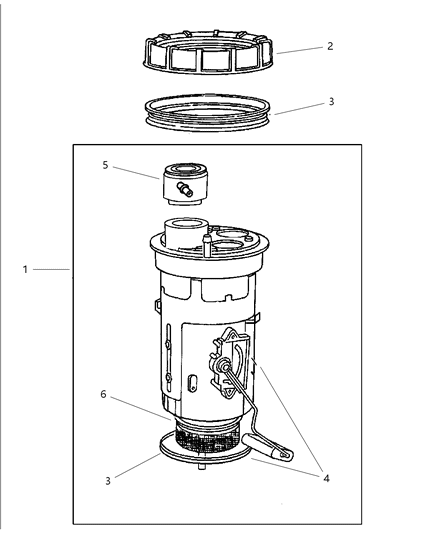 2000 Jeep Wrangler Fuel Module Diagram