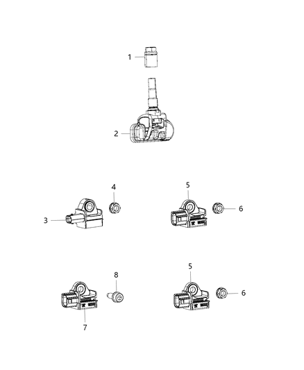 2018 Ram ProMaster City Sensors - Body Diagram