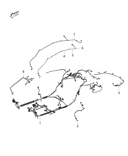 2015 Chrysler 200 Wiring-Jumper Diagram for 68226263AC