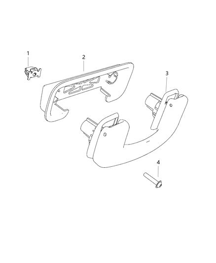 2020 Dodge Grand Caravan Coat Hooks And Pull Handles Diagram 2