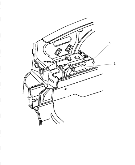 1997 Chrysler LHS Powertrain Control Module Diagram for R4606764AD