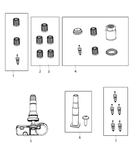 2012 Dodge Caliber Tire Monitoring System Diagram