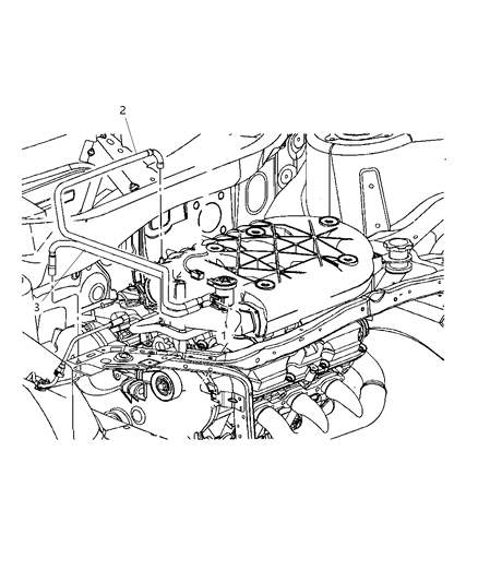 2008 Chrysler Pacifica Emission Control Vacuum Harness Diagram