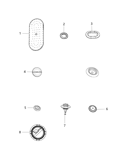 2020 Chrysler Voyager Plug-Dash Panel Diagram for 68245685AD