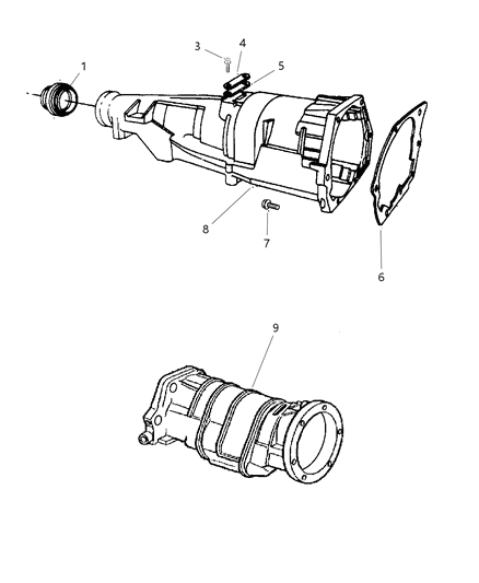1997 Jeep Grand Cherokee Extension - Automatic Transmission Diagram