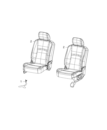 2020 Ram 1500 Sensors, Seat Diagram