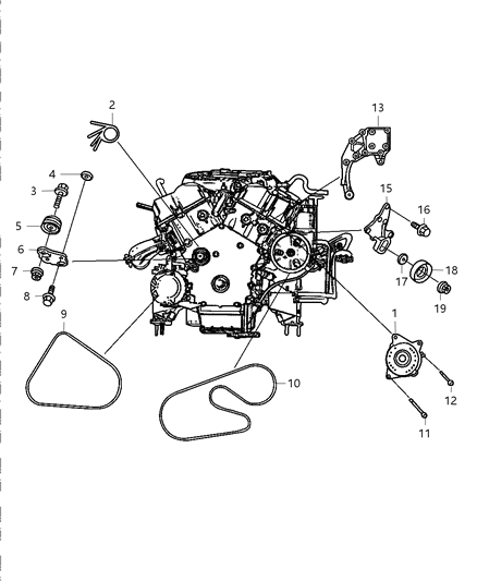 2002 Chrysler Concorde ALTERNATR Diagram for 4608718AA