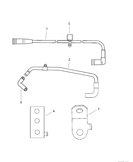 1999 Dodge Avenger Emission Control Vacuum Harness Diagram