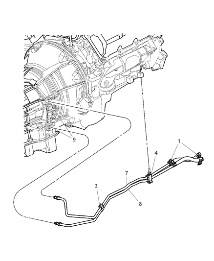 2004 Jeep Liberty Tube-Supply Diagram for 52079844AC