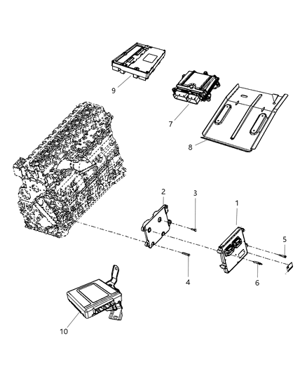 2012 Ram 3500 Generic-Transmission Control Diagram for RL071761AA