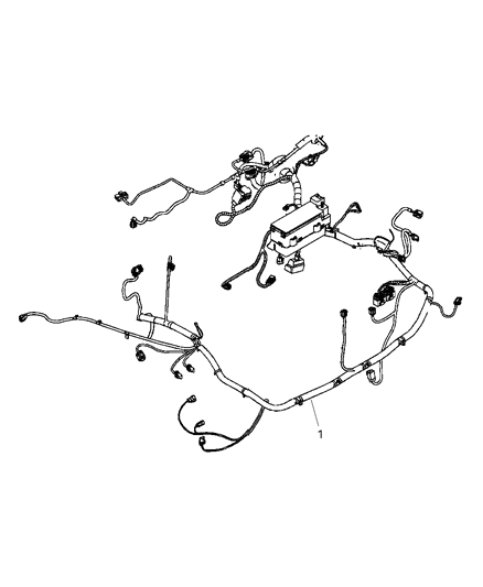 2008 Chrysler PT Cruiser Wiring-HEADLAMP And Dash Diagram for 5084650AD