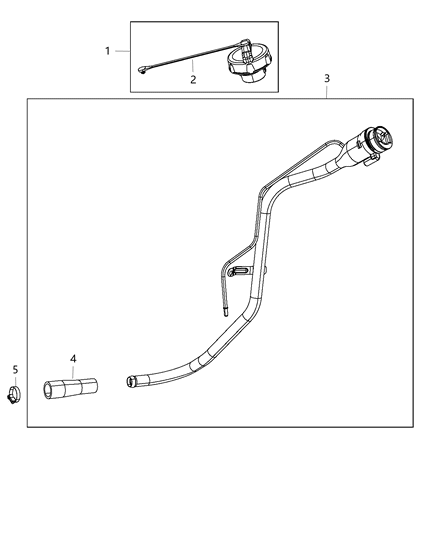 2014 Dodge Challenger Fuel Tank Filler Tube Diagram