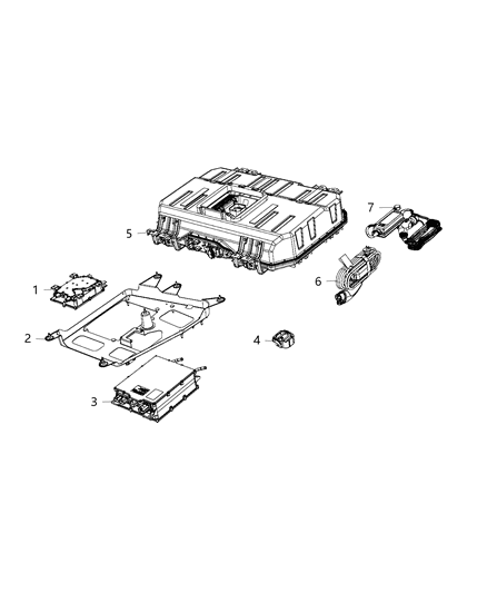 2020 Chrysler Voyager Related Parts, Hybrid Battery Diagram 2