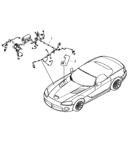 2008 Dodge Viper Wiring Headlamp To Dash Diagram